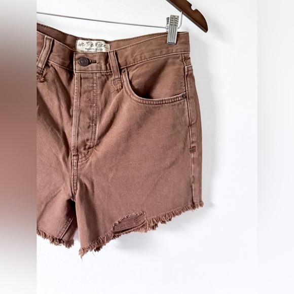 We The Free Makai Brown Denim Shorts - Picture 10 of 12
